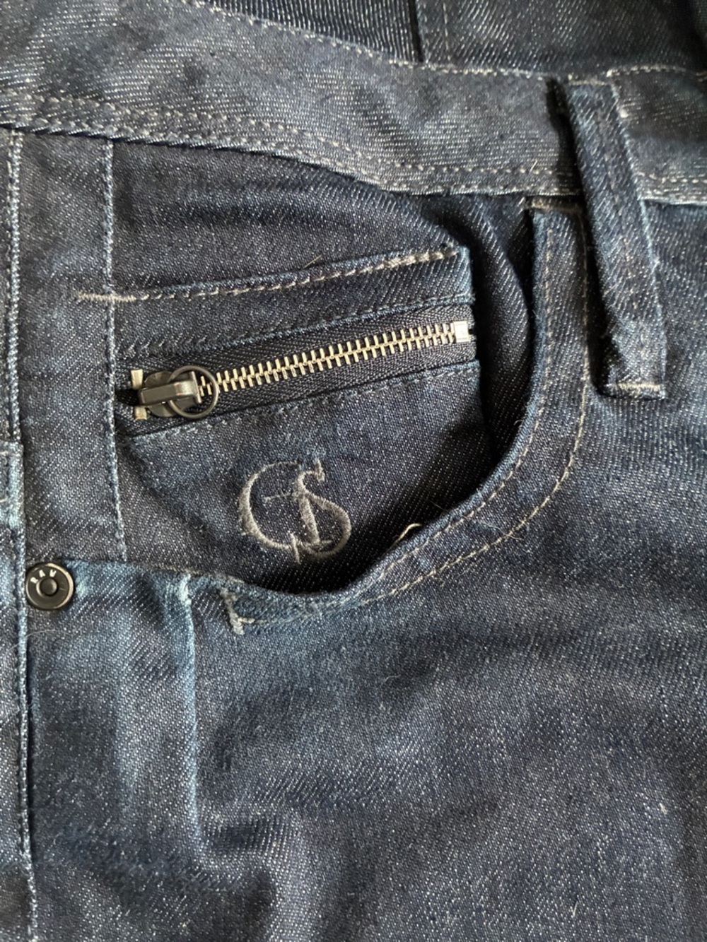 G-Star RAW Size M Vintage Y2K Strapless Denim Dress - Dark Blue - Picture 7 of 8